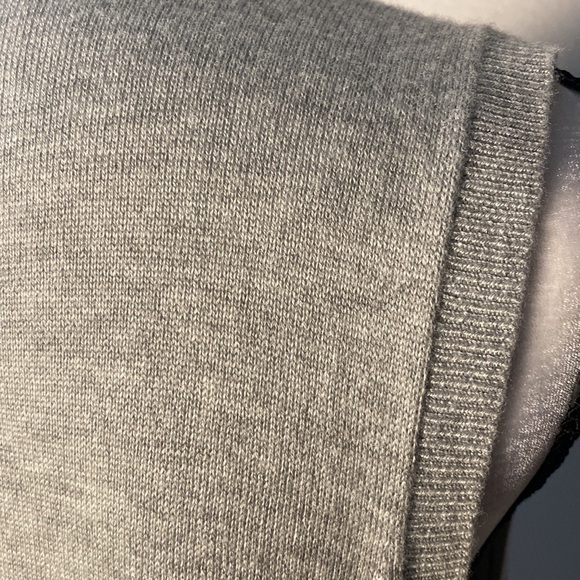 Banana Republic Gray Draped Cardigan Vest Duster sz M - Picture 5 of 8